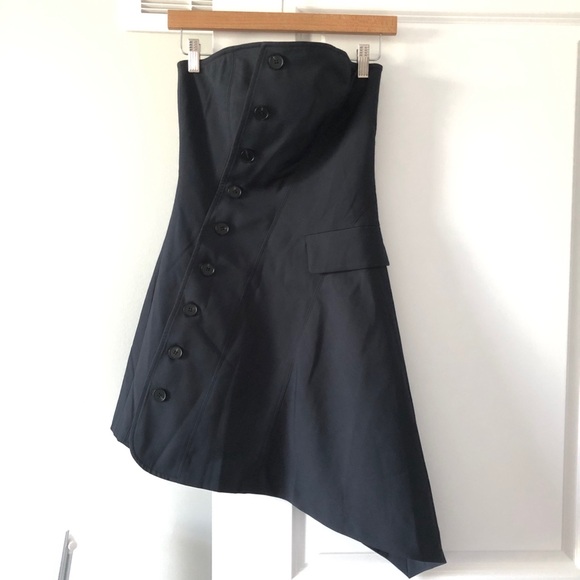 AMNUE 2-piece Blazer & Asymmetrical Strapless Dress Set - Picture 8 of 9
